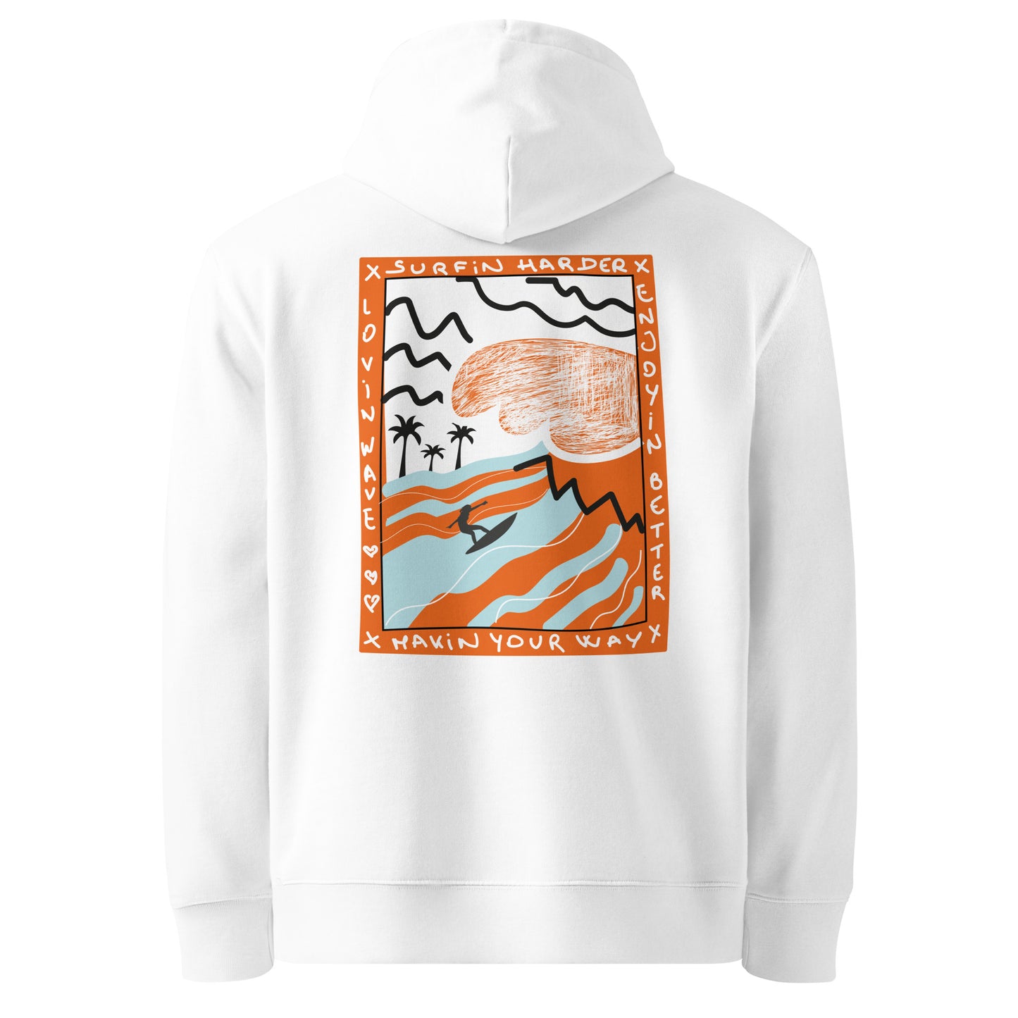 L'Océanide 2.0 - Sweat à capuche Femme 100% Coton BIO