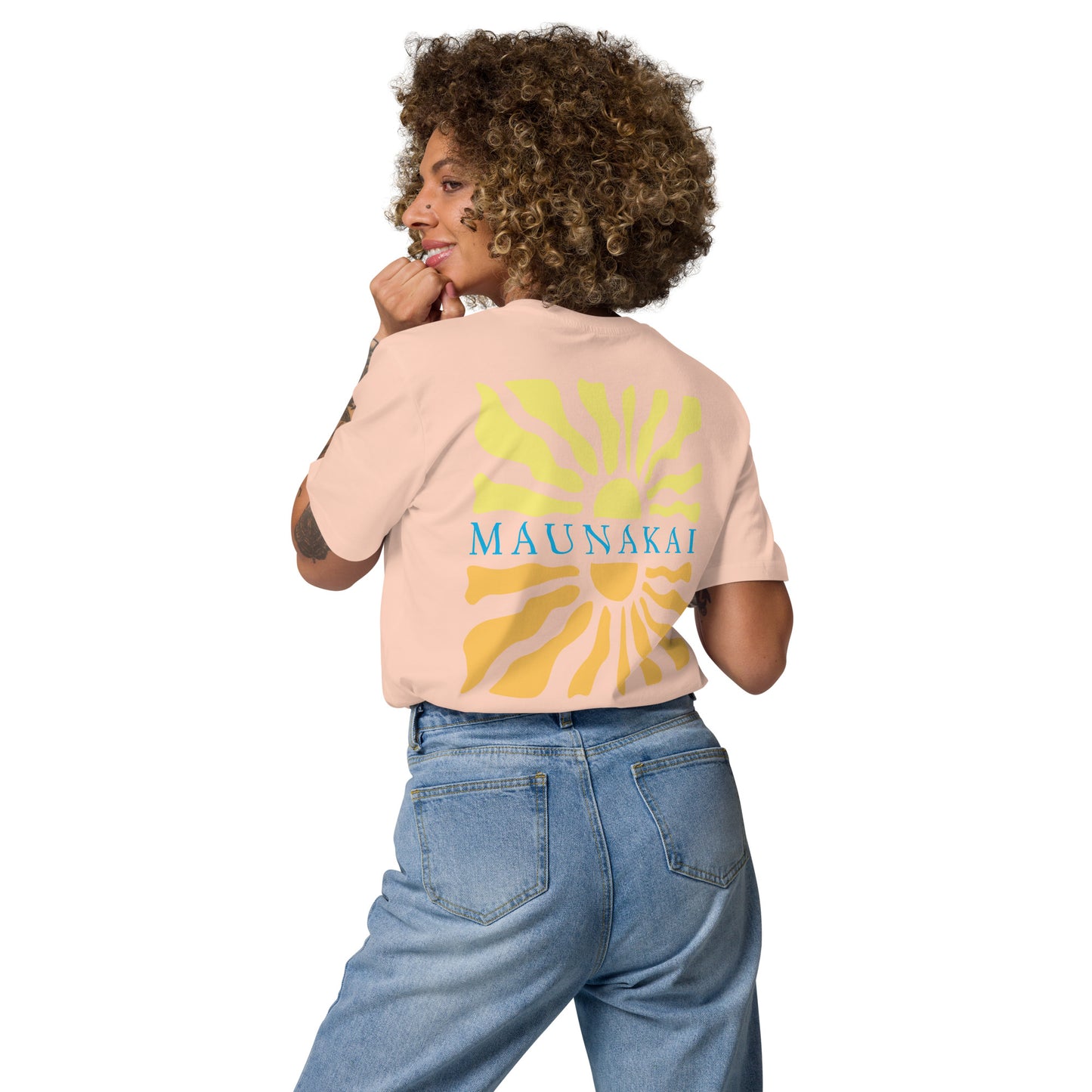 Le Mauna Sun - T-shirt long Femme Coton BIO