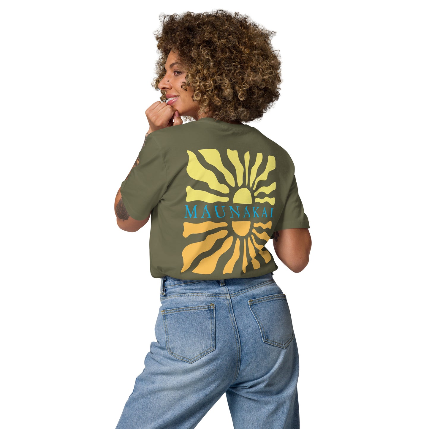 Le Mauna Sun - T-shirt long Femme Coton BIO