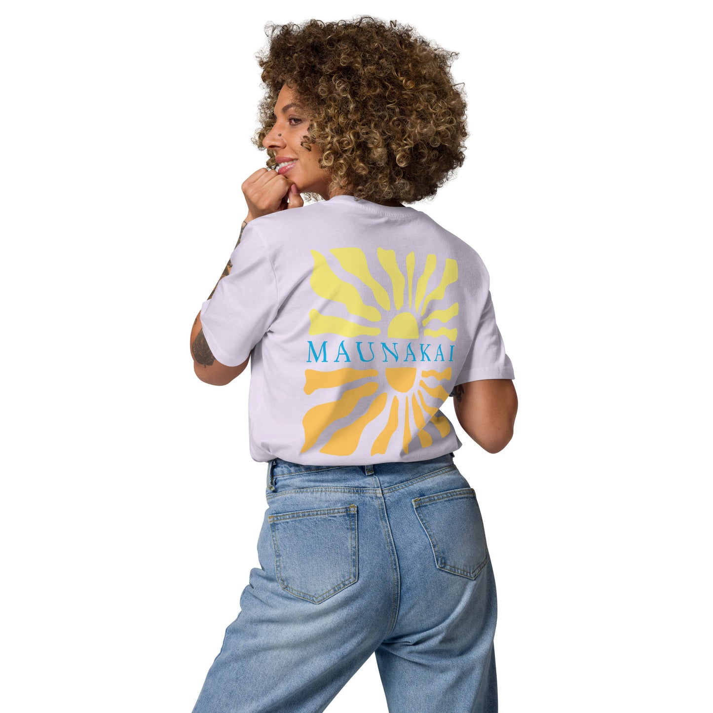 Le Mauna Sun - T-shirt long Femme Coton BIO