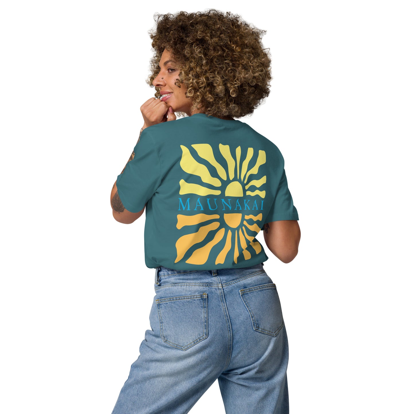 Le Mauna Sun - T-shirt long Femme Coton BIO